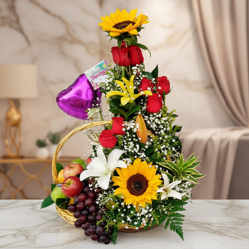 Floral Arrangement with Capella Fruits
