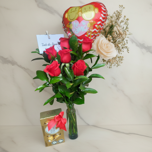 Solitaire with Roses You Fall in Love