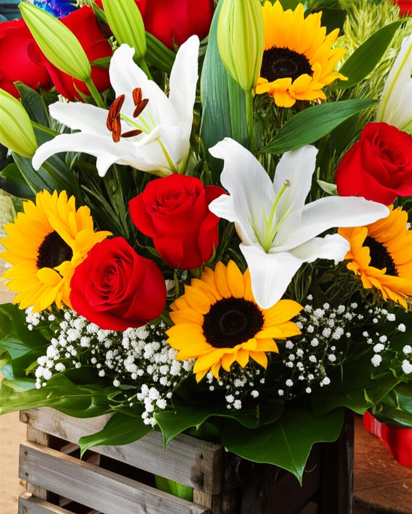 Flores frescas del Eje Cafetero colombiano